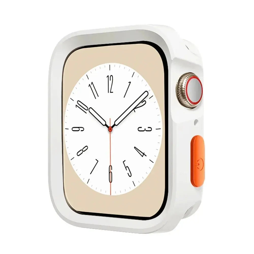 TPU Screen Protector & Bumper Case for Apple Watch 9/8/7/SE/6/5/4/3 - 40-45mm - STRAPS
