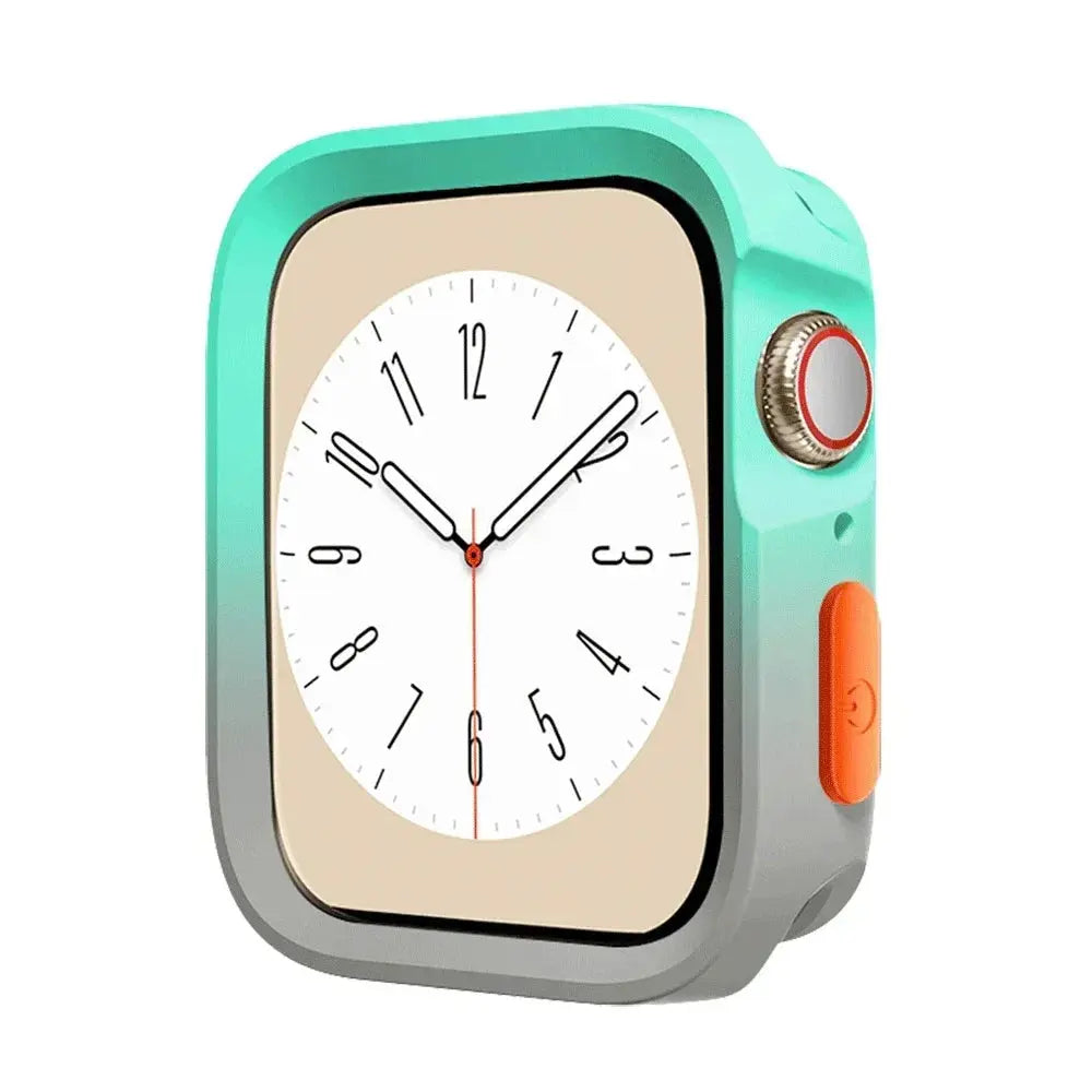 TPU Screen Protector & Bumper Case for Apple Watch 9/8/7/SE/6/5/4/3 - 40-45mm - STRAPS