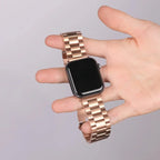 Three-Bead Stainless Steel Band for Apple Watch (All Series & Sizes) STRAPS