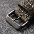 Titanium Lightweight Buckle – 18mm & 20mm Matte Finish for Leather Watch Straps - STRAPS