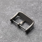 Titanium Lightweight Buckle – 18mm & 20mm Matte Finish for Leather Watch Straps - STRAPS