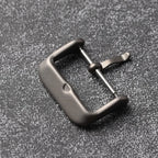 Titanium Lightweight Buckle – 18mm & 20mm Matte Finish for Leather Watch Straps - STRAPS