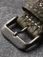 Titanium Lightweight Buckle – 18mm & 20mm Matte Finish for Leather Watch Straps - STRAPS