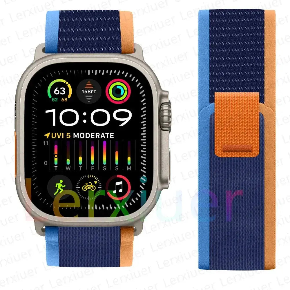 Trail Loop Band for Apple Watch Series – Lightweight Nylon Strap STRAPS