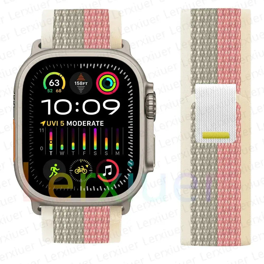 Trail Loop Band for Apple Watch Series – Lightweight Nylon Strap STRAPS