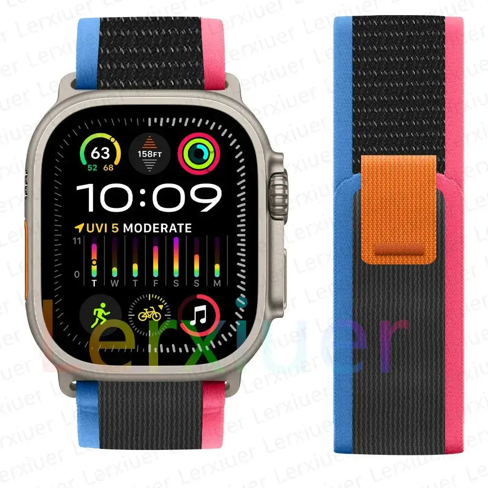 Trail Loop Band for Apple Watch Series – Lightweight Nylon Strap STRAPS