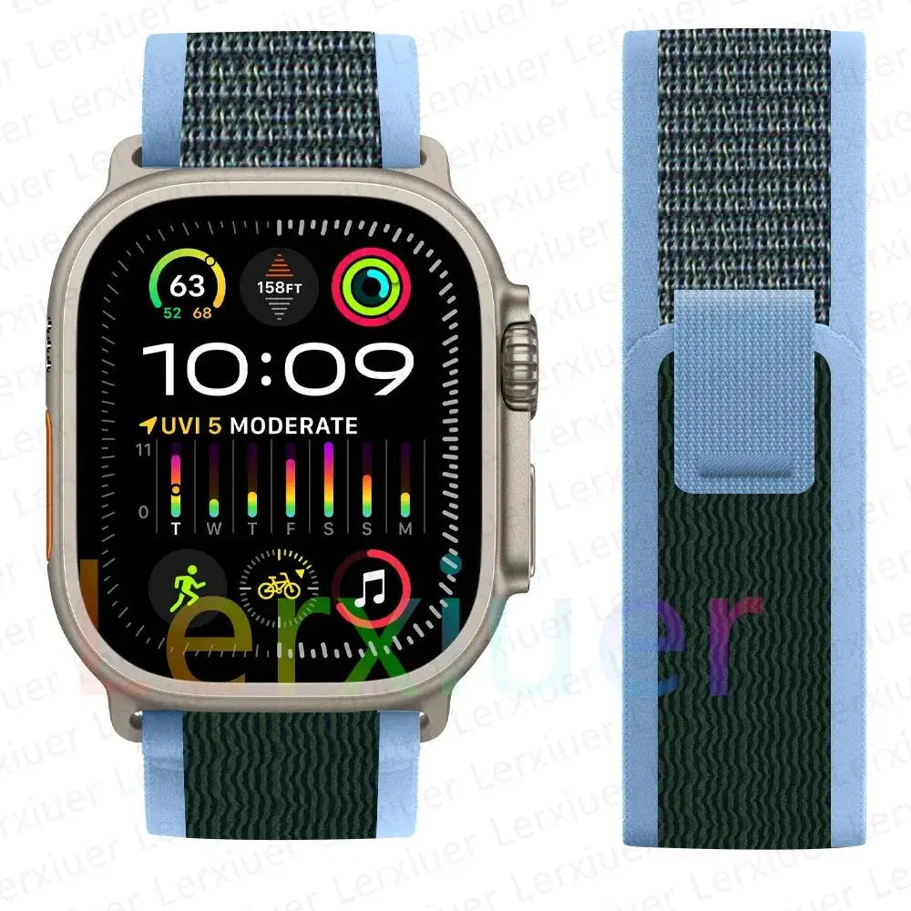 Trail Loop Band for Apple Watch Series – Lightweight Nylon Strap STRAPS