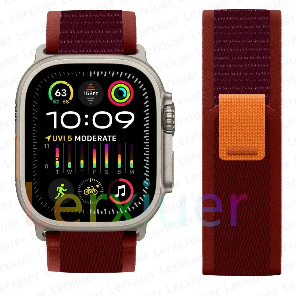 Trail Loop Band for Apple Watch Series – Lightweight Nylon Strap STRAPS