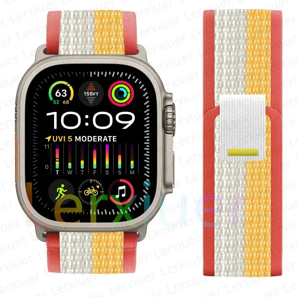 Trail Loop Band for Apple Watch Series – Lightweight Nylon Strap STRAPS