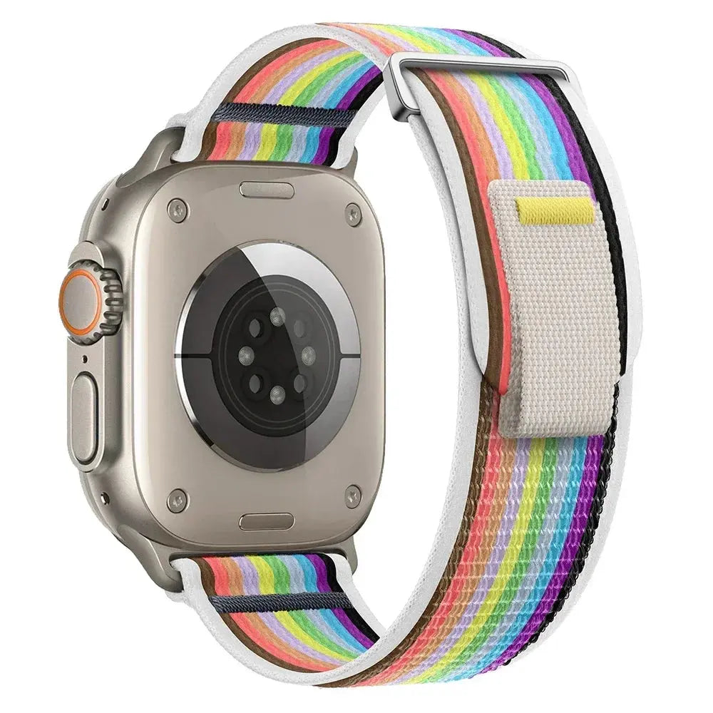 Trail Loop Nylon Strap For Apple Watch Ultra 2, Series 10, 9, 8, 7, SE, and More – Breathable Sports Wristband STRAPS