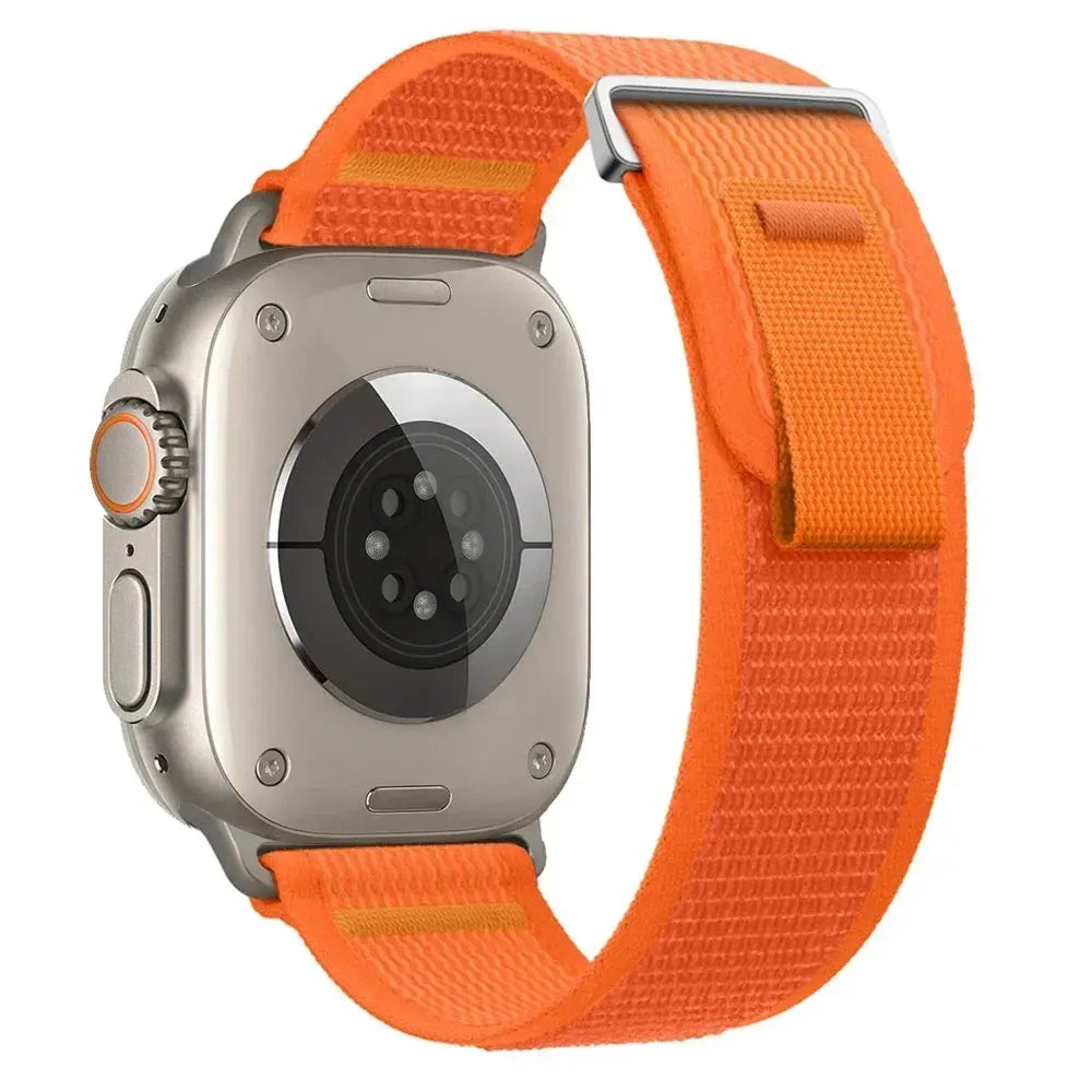 Trail Loop Nylon Strap For Apple Watch Ultra 2, Series 10, 9, 8, 7, SE, and More – Breathable Sports Wristband STRAPS