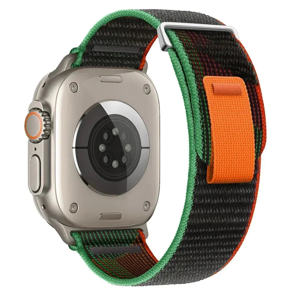 Trail Loop Nylon Strap For Apple Watch Ultra 2, Series 10, 9, 8, 7, SE, and More – Breathable Sports Wristband STRAPS
