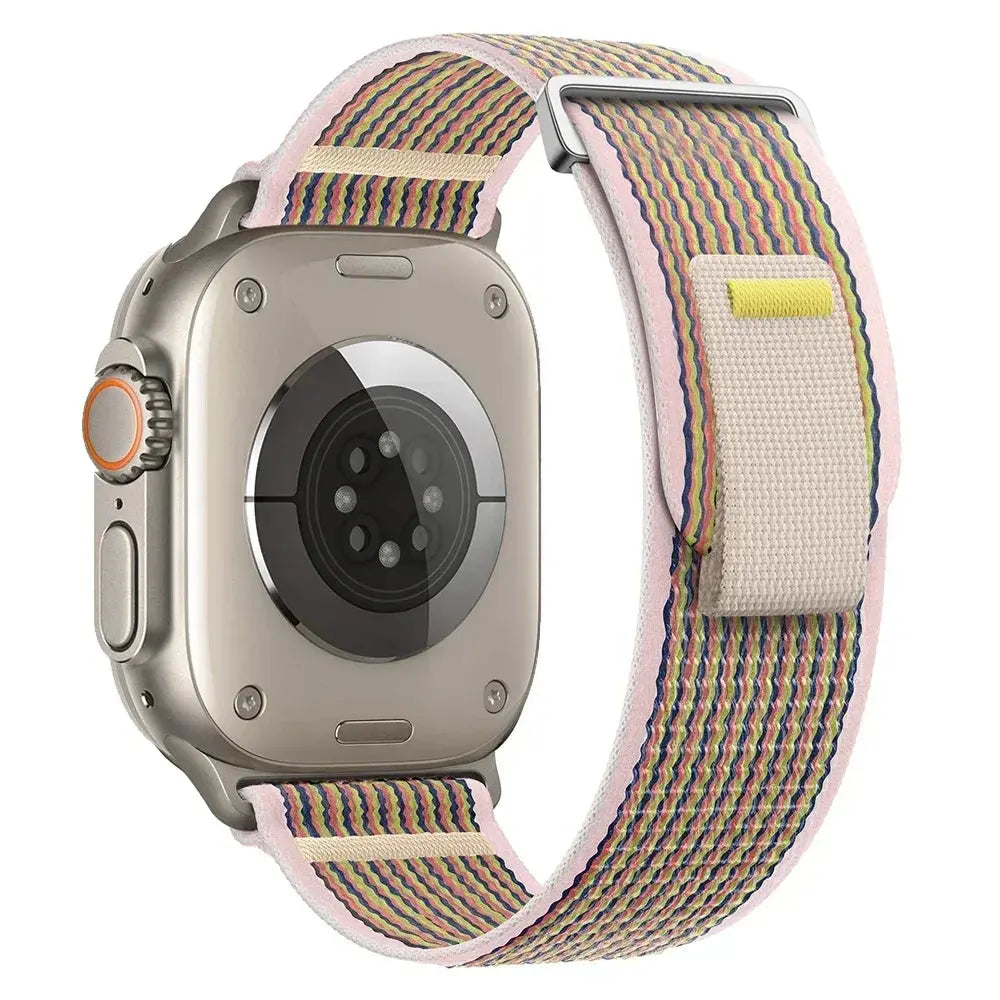 Trail Loop Nylon Strap For Apple Watch Ultra 2, Series 10, 9, 8, 7, SE, and More – Breathable Sports Wristband STRAPS