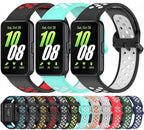 Two-Tone Silicone Strap for Samsung Galaxy Fit 3 – Breathable & Replaceable Wristband - STRAPS