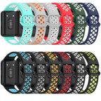 Two-Tone Silicone Strap for Samsung Galaxy Fit 3 – Breathable & Replaceable Wristband - STRAPS