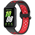 Two-Tone Silicone Strap for Samsung Galaxy Fit 3 – Breathable & Replaceable Wristband - STRAPS