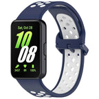 Two-Tone Silicone Strap for Samsung Galaxy Fit 3 – Breathable & Replaceable Wristband - STRAPS