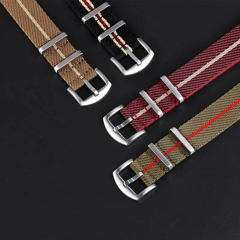 Universal Military Nylon Strap for Omega 007, Seiko SKX007 Premium Fabric Watch Band for Men & Women - STRAPS