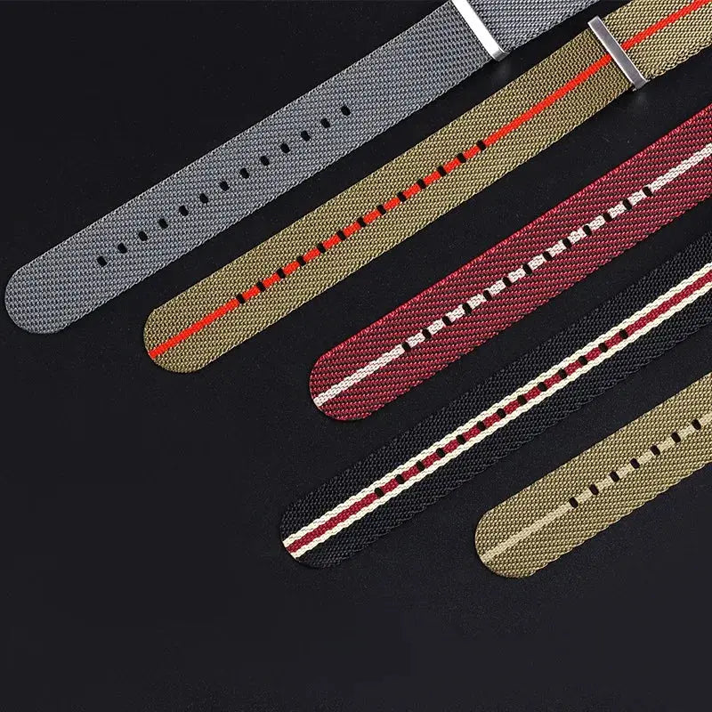 Universal Military Nylon Strap for Omega 007, Seiko SKX007 Premium Fabric Watch Band for Men & Women - STRAPS