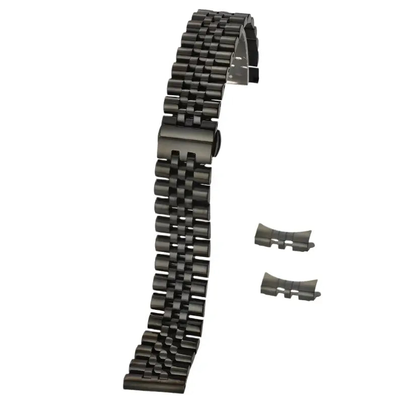 Versatile Stainless Steel Watch Band 12 to 22mm Hollow Arc Bracelet - STRAPS
