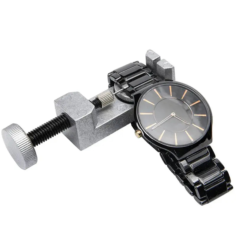 Watch Band Link Pin Remover Tool Kit with 3 Extra Pins, Metal, Fits up to 30mm Bands - STRAPS