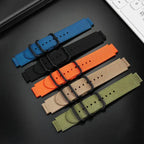 Waterproof Canvas Watchband for TIMEX T2N720, T2N721, TW2R55500 - 24*16mm Sports Strap - STRAPS