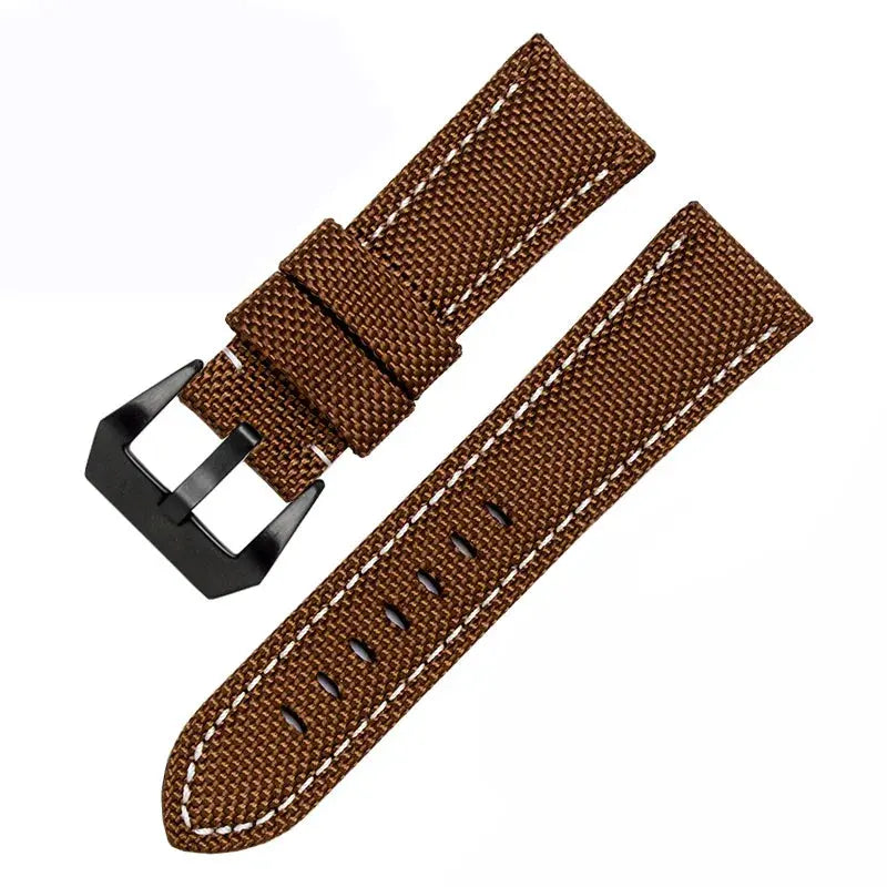 Waterproof Nylon Sport Watchband for Panerai Diesel – 22mm, 24mm, 26mm Genuine Leather Strap - STRAPS