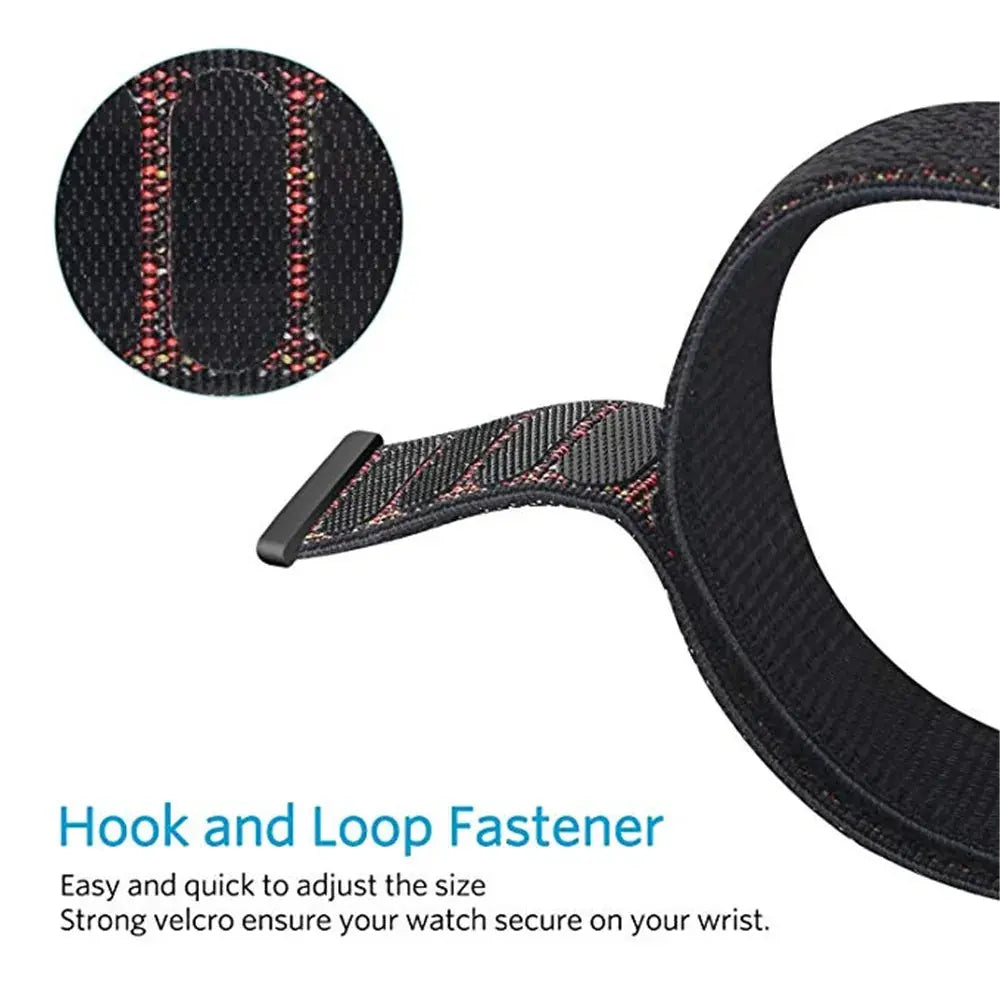 Woven Nylon Strap for Garmin Vivomove Sport, Venu 2 Plus, Vivo WATCH 2, Xiaomi S1, TicWatch GTK/GTA STRAPS
