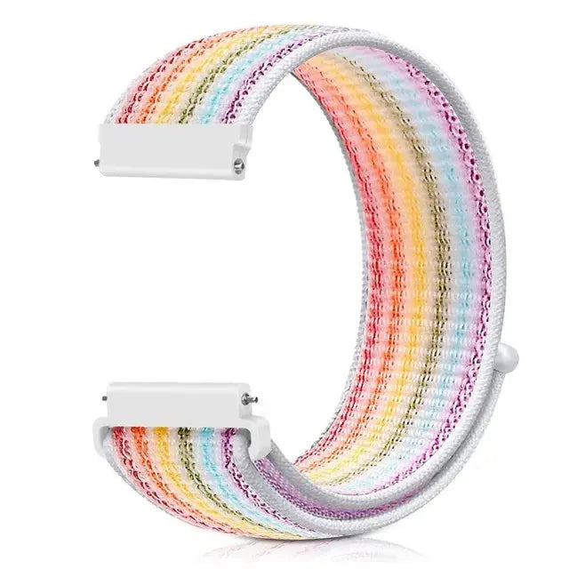 Woven Nylon Strap for Garmin Vivomove Sport, Venu 2 Plus, Vivo WATCH 2, Xiaomi S1, TicWatch GTK/GTA STRAPS