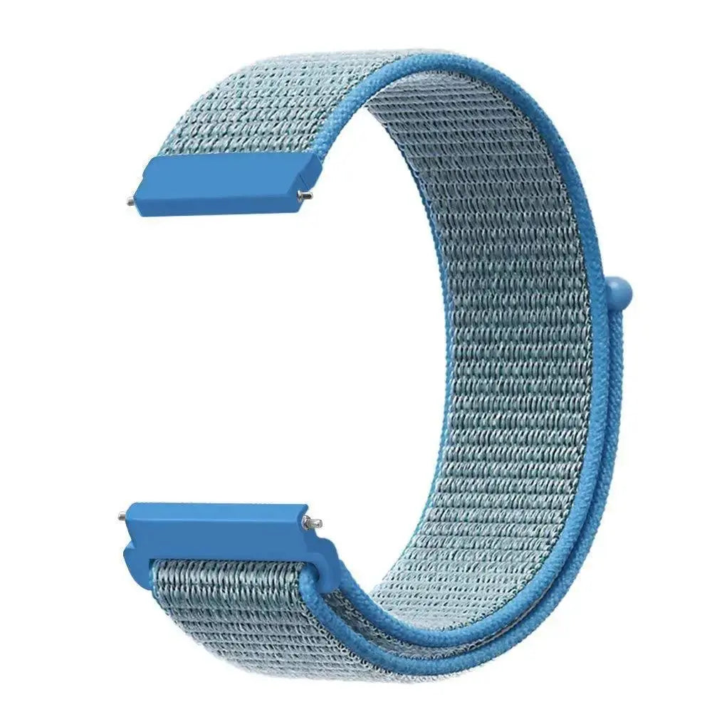 Woven Nylon Strap for Garmin Vivomove Sport, Venu 2 Plus, Vivo WATCH 2, Xiaomi S1, TicWatch GTK/GTA STRAPS