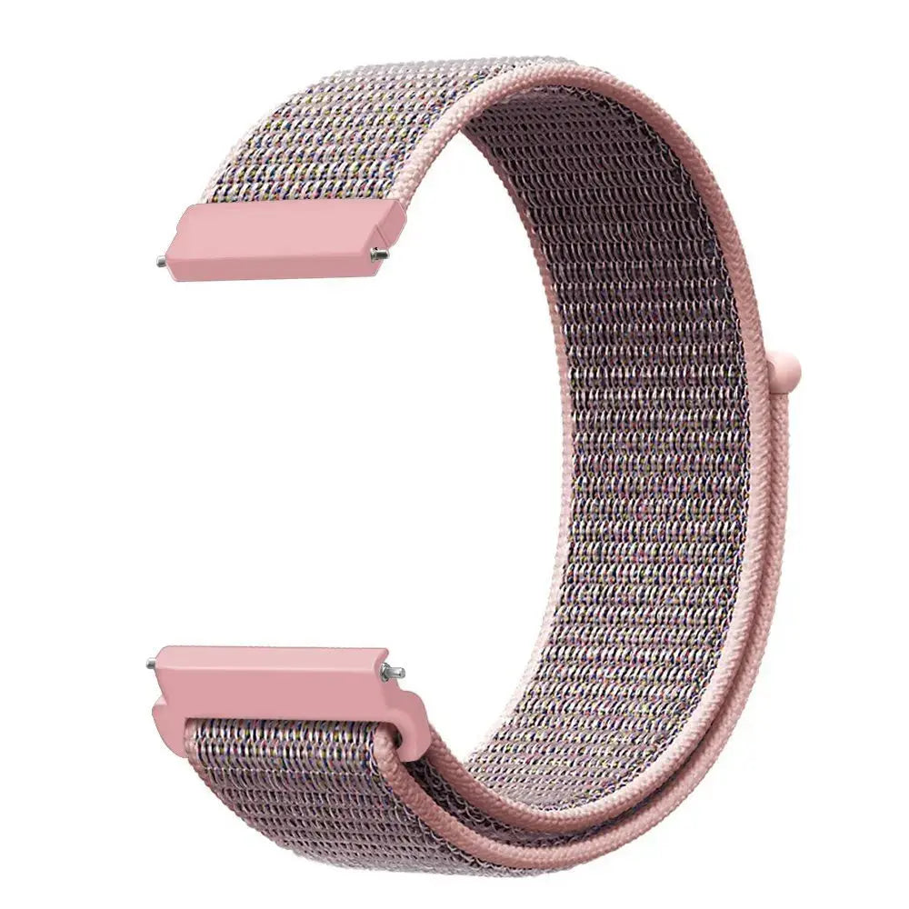 Woven Nylon Strap for Garmin Vivomove Sport, Venu 2 Plus, Vivo WATCH 2, Xiaomi S1, TicWatch GTK/GTA STRAPS